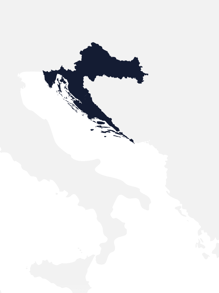 croatia map
