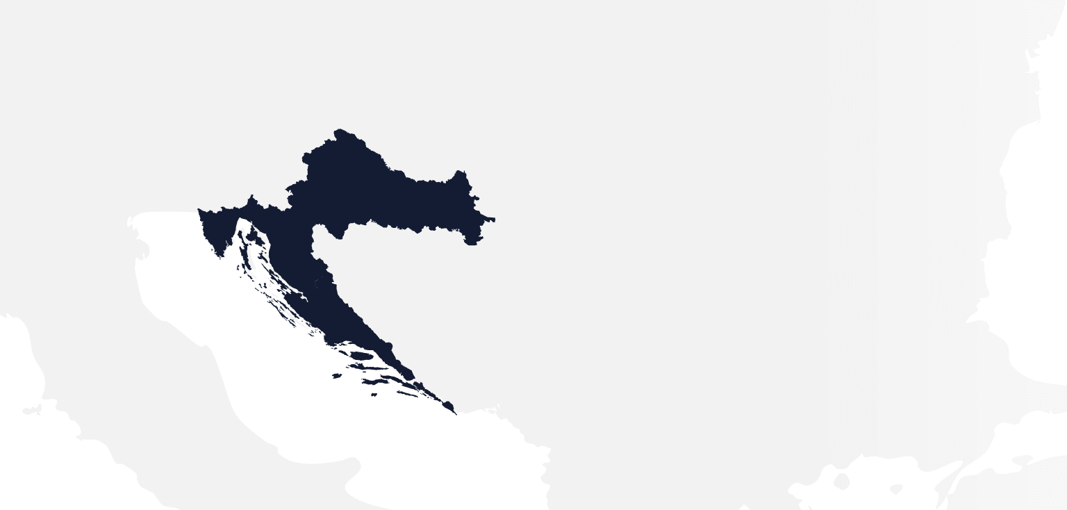 croatia map