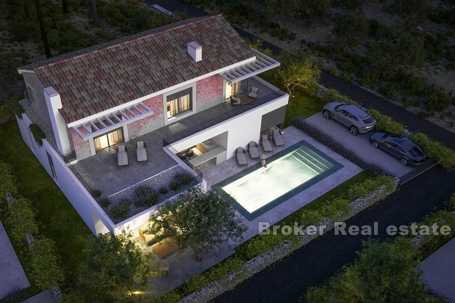 Vodice - Vila s výhľadom na more