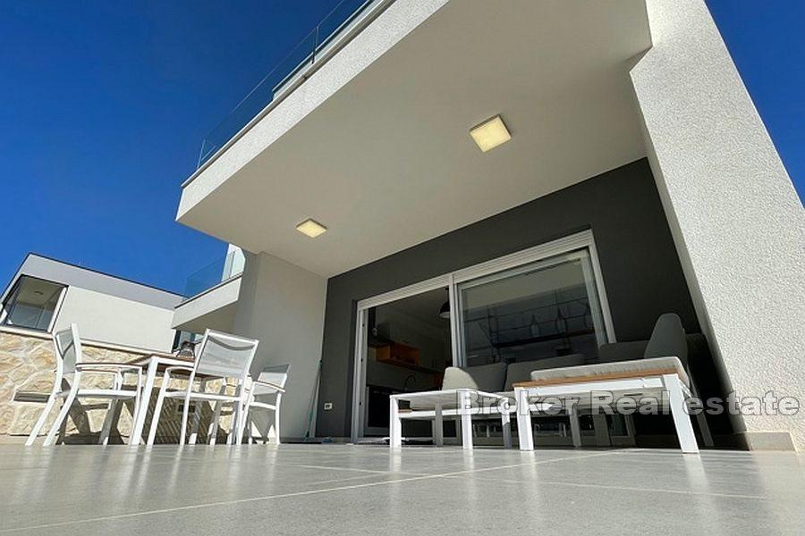 Ostrov Pag - mezonetový apartmán s výhledem na moře
