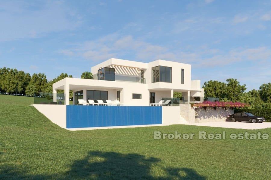 Porec - Villa moderne avec piscine dans une zone isolée
