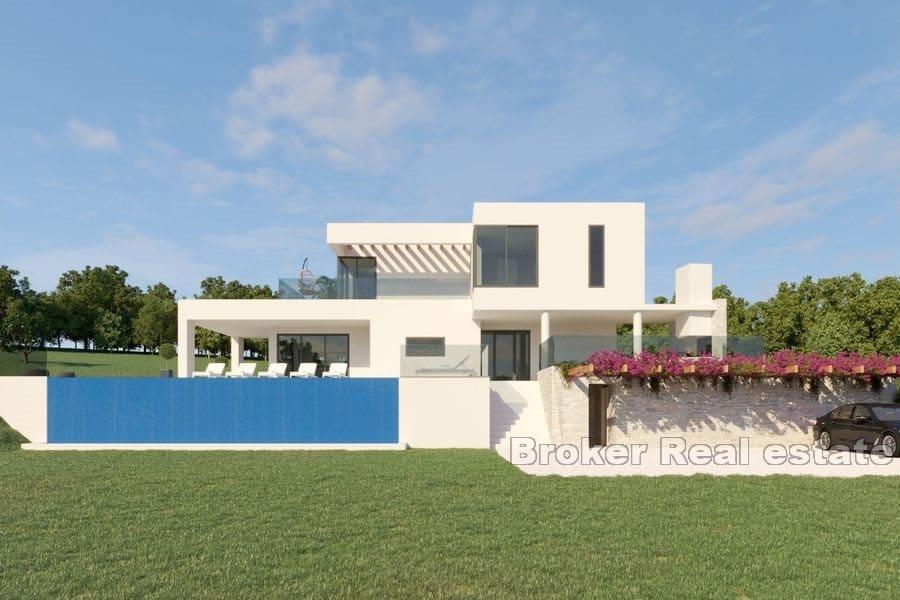 Porec - Villa moderne avec piscine dans une zone isolée