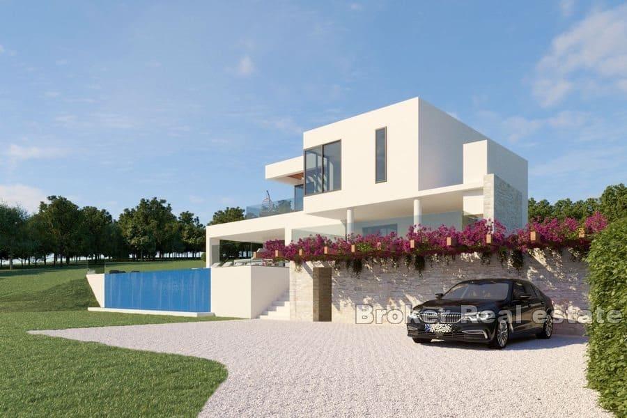 Porec - Villa moderne avec piscine dans une zone isolée