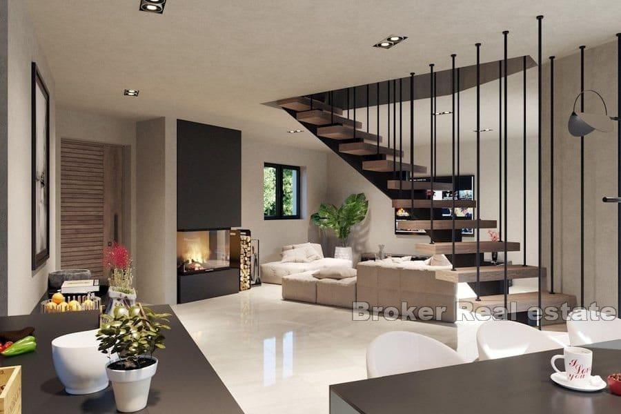 Porec - Haus mit Pool und Meerblick