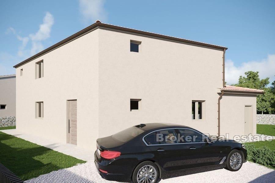 Porec - Haus mit Pool und Meerblick