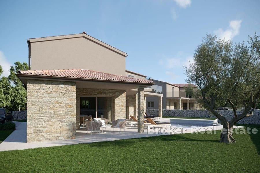 Porec - Haus mit Pool und Meerblick