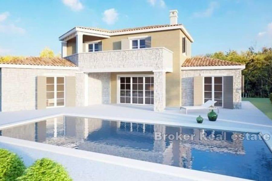 Porec - Newly built house with swimming pool