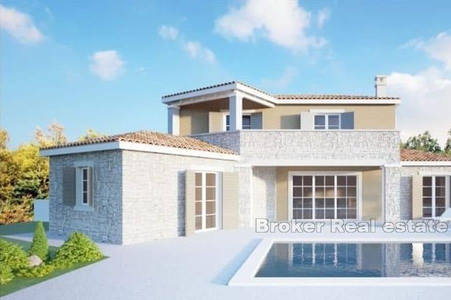 Porec - Newly built house with swimming pool