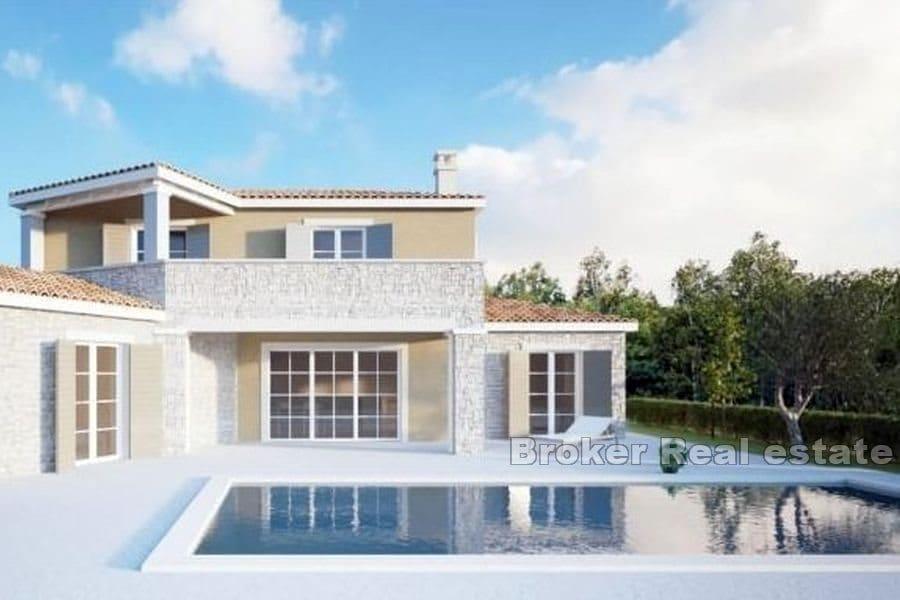 Porec - Newly built house with swimming pool