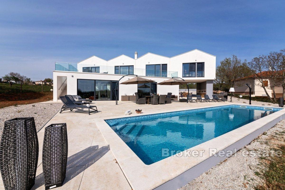 Modern two-story villa with pool