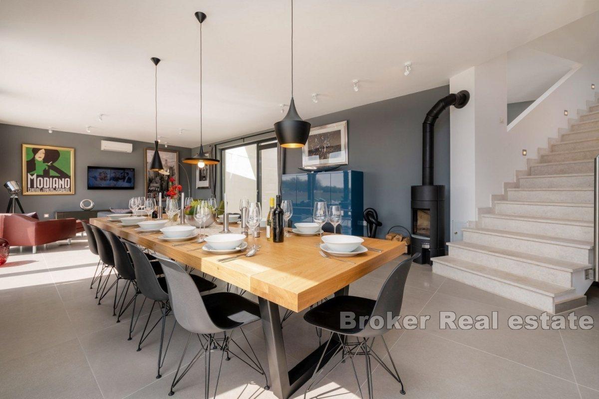 Modern two-story villa with pool