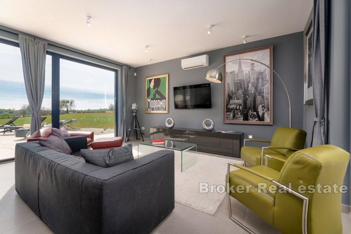 Modern two-story villa with pool