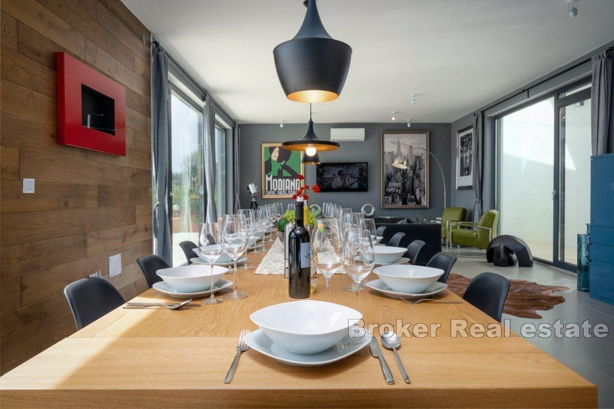 Modern two-story villa with pool