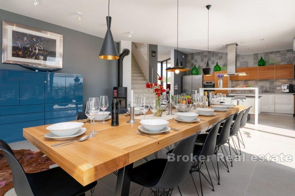 Modern two-story villa with pool