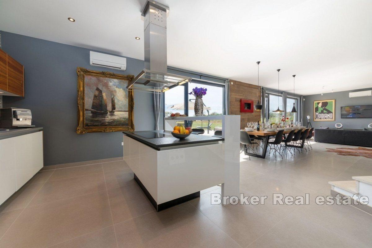 Modern two-story villa with pool