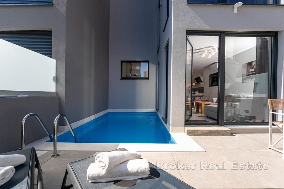 Nowoczesny dom szeregowy blisko morza