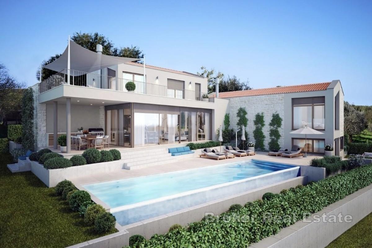 Elegante villa con vista mare aperta