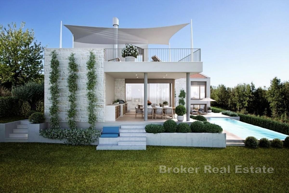 Elegante villa con vista mare aperta