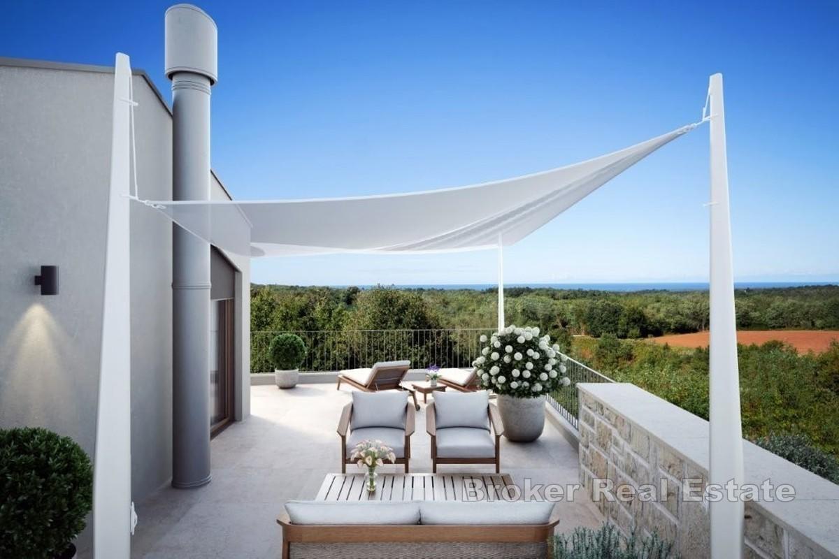 Elegante villa con vista mare aperta
