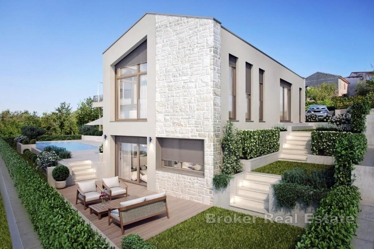 Elegante villa con vista mare aperta