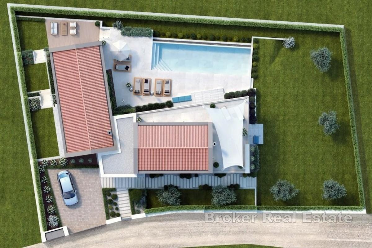 Elegante villa con vista mare aperta