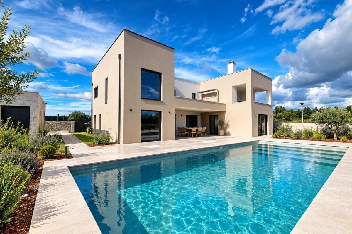 Prostorná vila s bazénem a wellness
