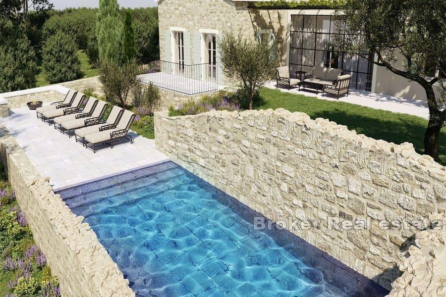 Novigrad - Stenvilla med pool