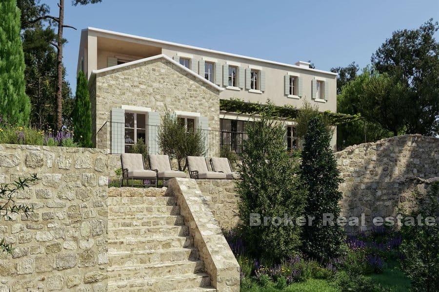 Novigrad - Kamenná vila s bazénem