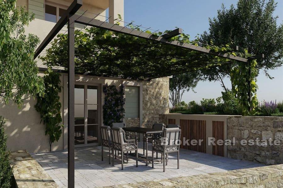 Novigrad - Kamenná vila s bazénem