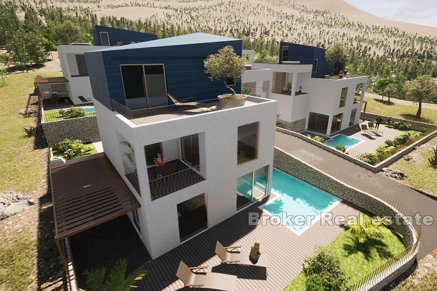 Makarska - Luksusowe wille na nowoczesnym zamkniętym osiedlu