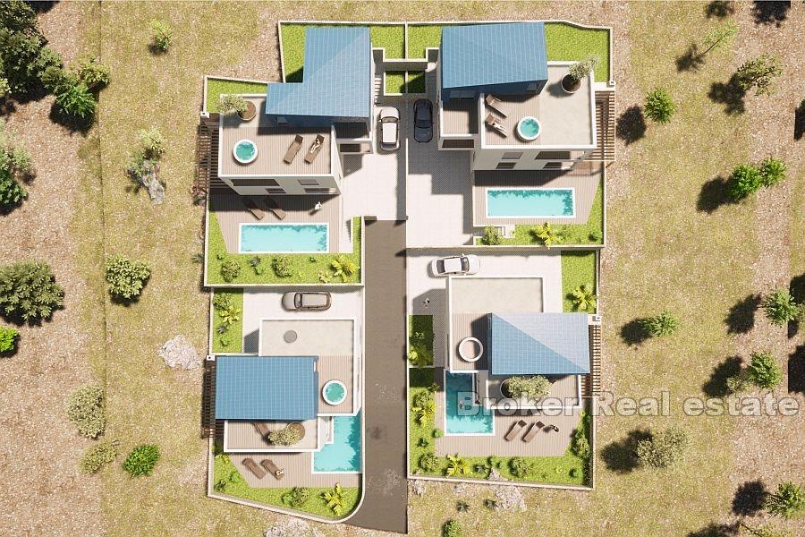 Makarska - Luksusowe wille na nowoczesnym zamkniętym osiedlu