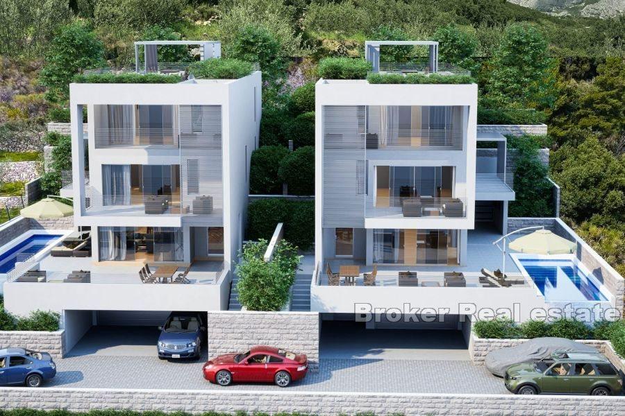 Makarska - Atraktívne vily s bazénom