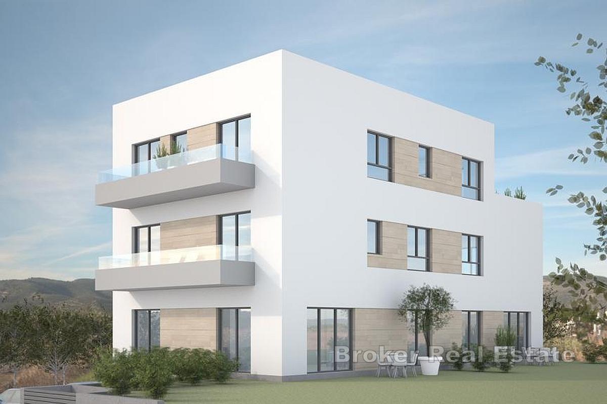 Trerumslägenhet i nybyggnation