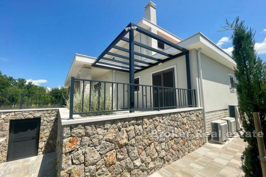 Krk - Belle villa avec piscine et vue mer