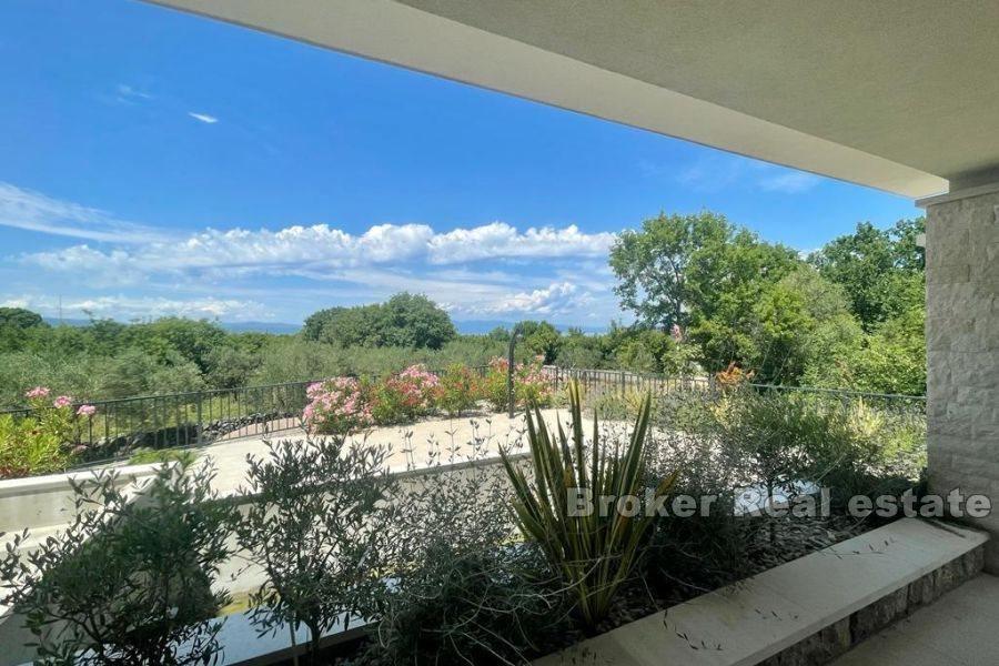 Krk - Belle villa avec piscine et vue mer