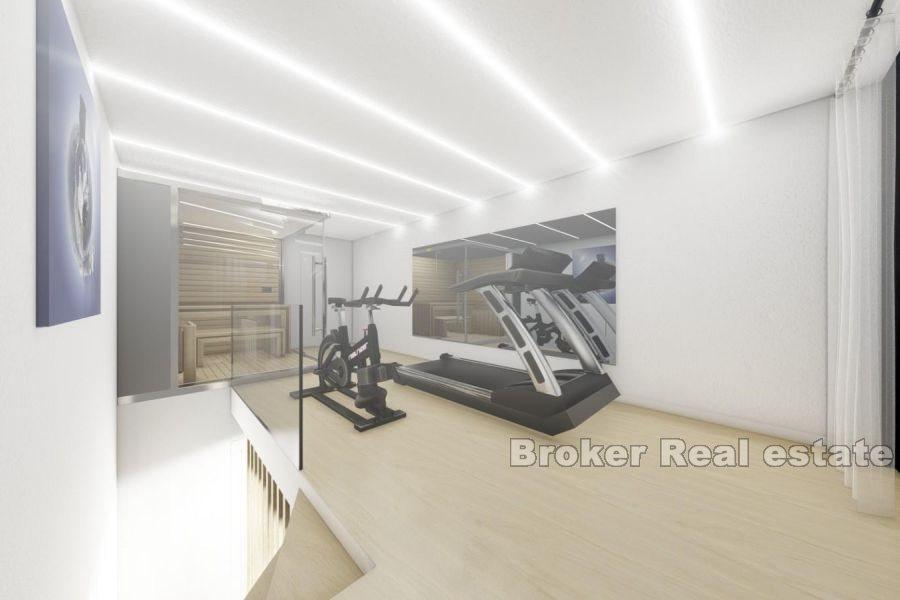 Ön Krk - Lyxig fastighet med trädgård under uppbyggnad