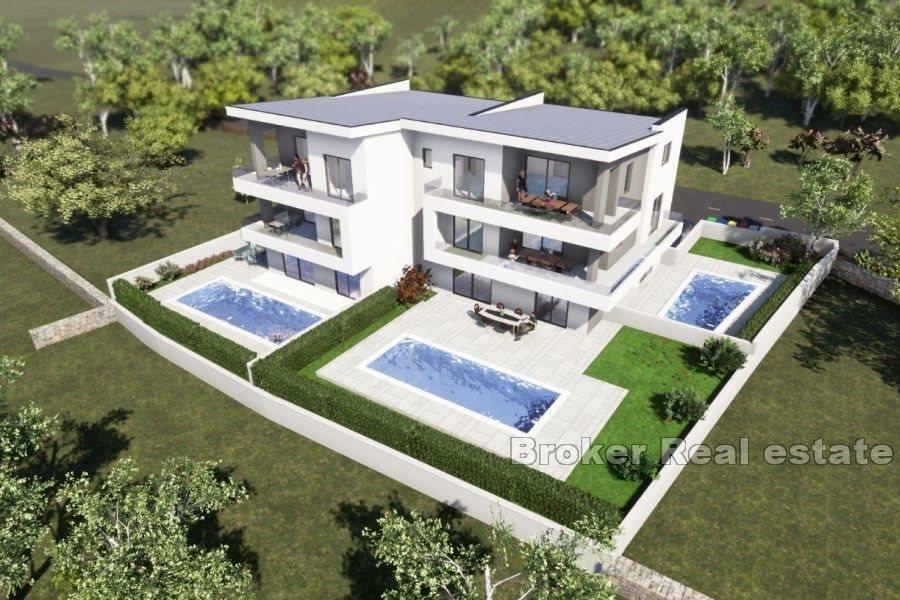 Island of Krk - Modern apartment with swimming pool