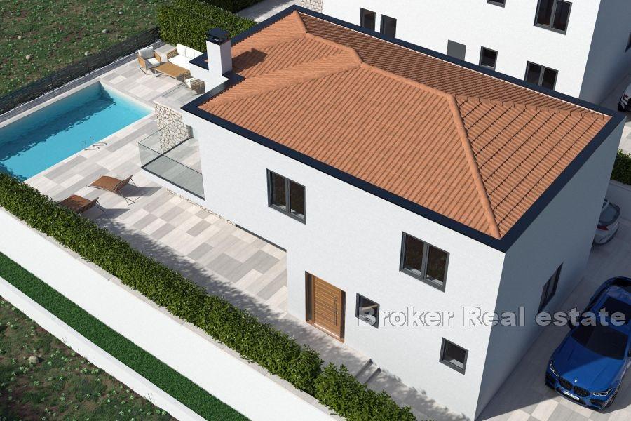 Wyspa Krk - Nowoczesny dom z widokiem na basen i morze