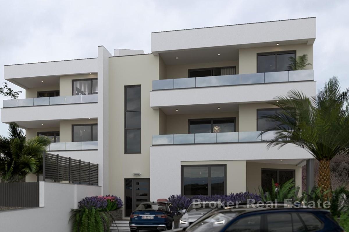 Treroms leilighet med havutsikt