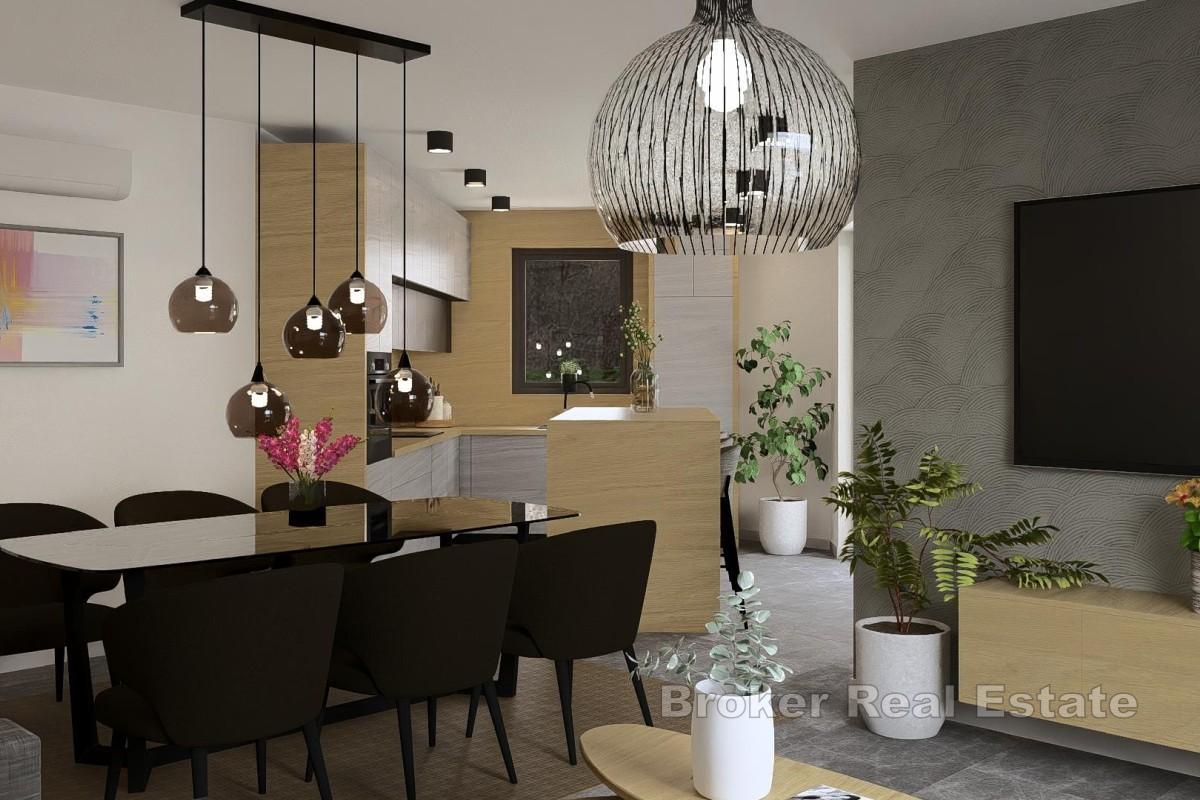 Treroms leilighet med havutsikt