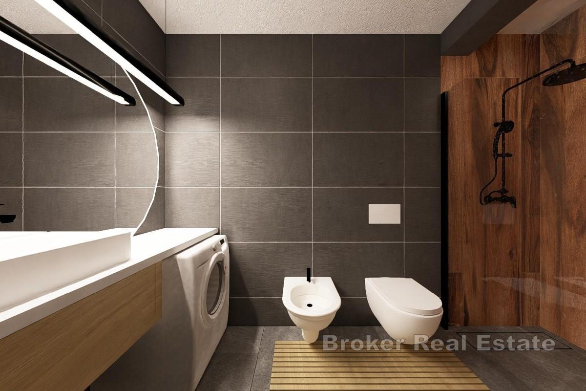 Treroms leilighet med havutsikt