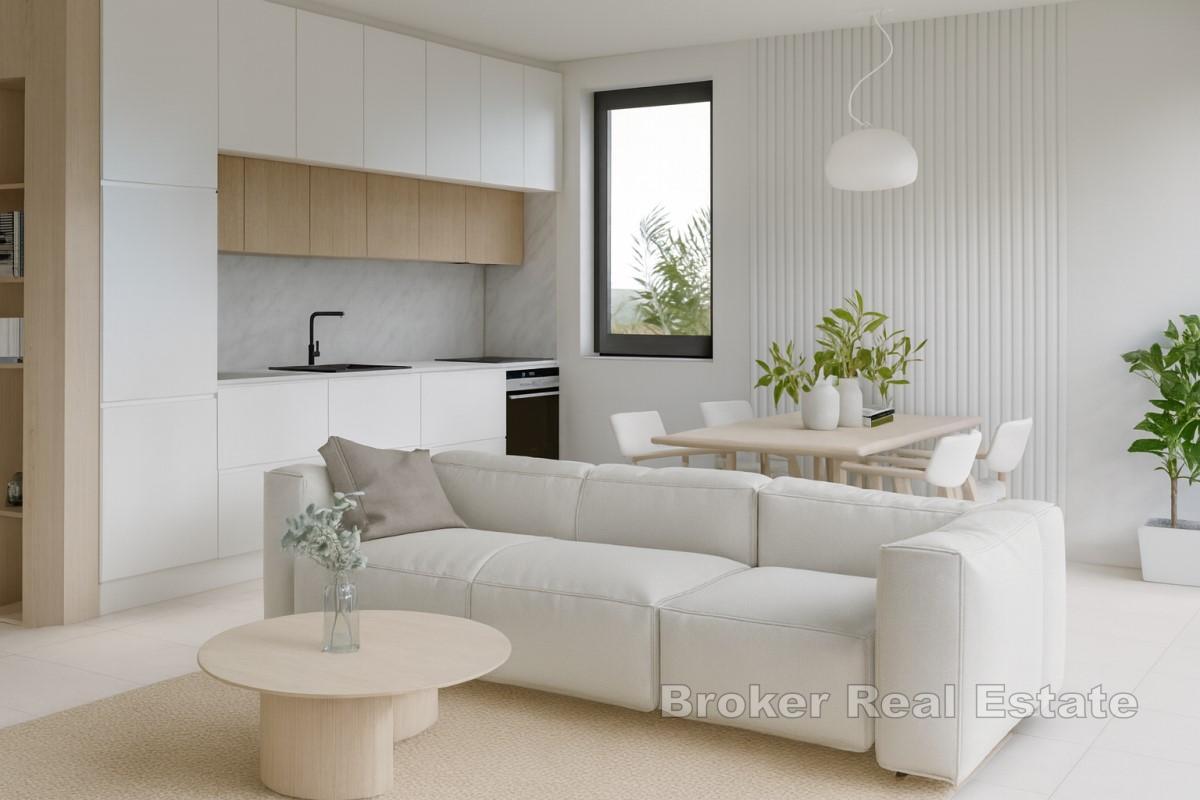 Moderne Wohnung mit Terrasse und Garten