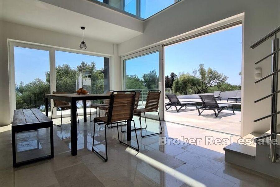 Labin - Luxury villa with open sea view