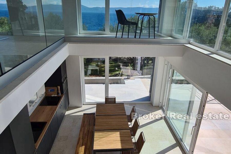 Labin - Luxury villa with open sea view
