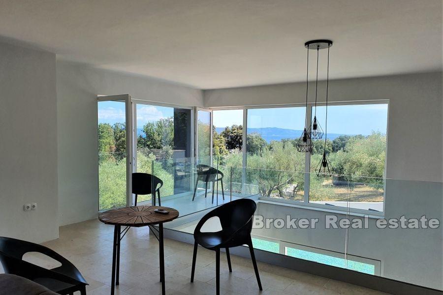 Labin - Luxury villa with open sea view