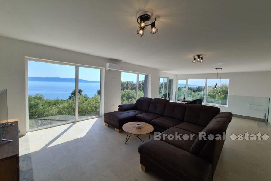 Labin - Luxury villa with open sea view