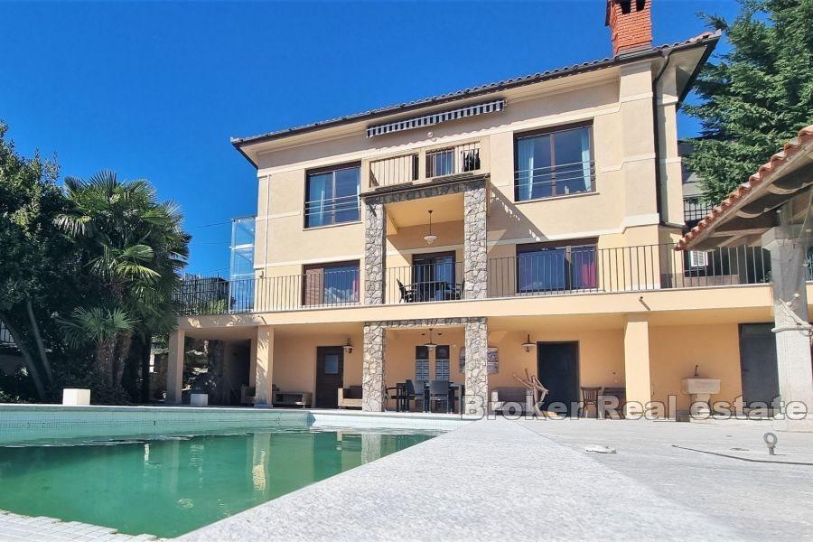 Opatija - Villa med pool och havsutsikt