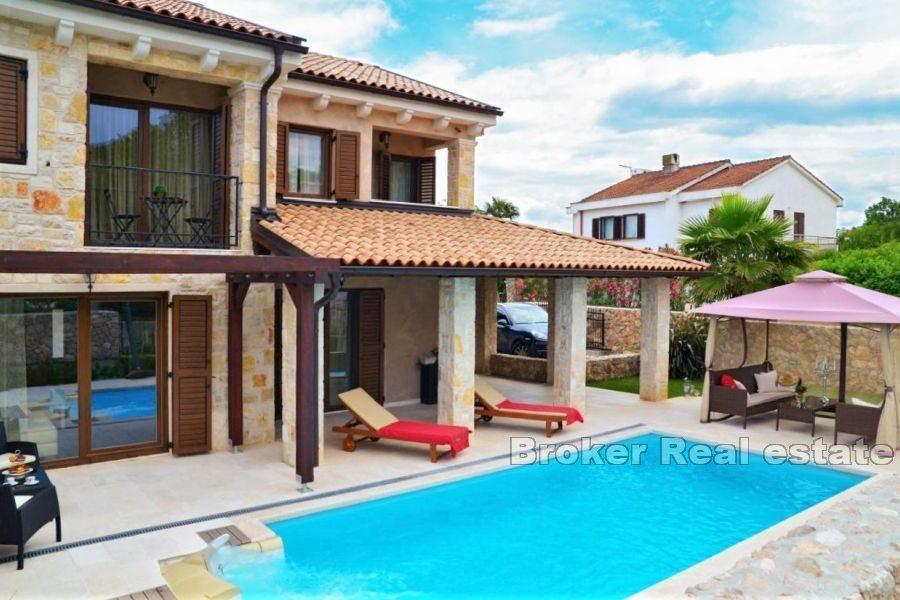 Ostrov Krk - Domy s bazénem