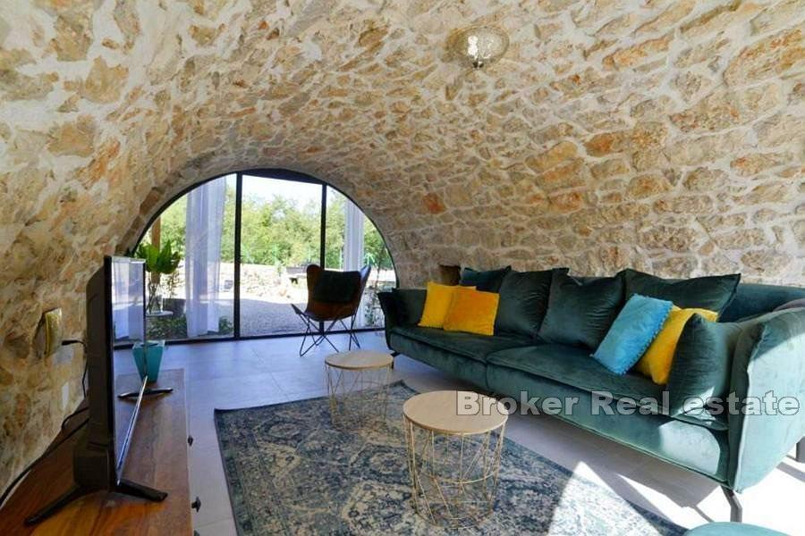 Île de Krk - Maison jumelée avec piscine dans un endroit calme