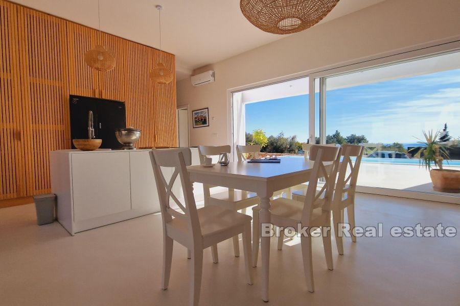 Insel Krk - Attraktives einstöckiges Haus mit Meerblick